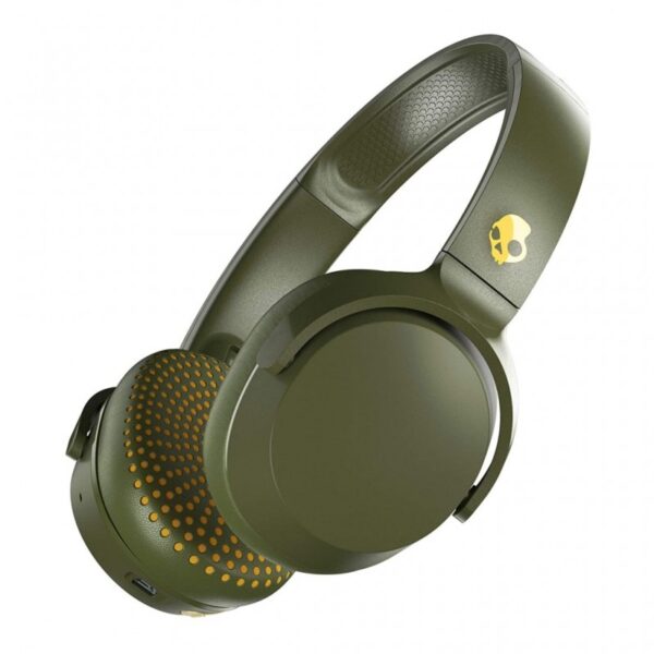 Skullcandy Riff Wireless Headphones (Moss Olive Yellow)