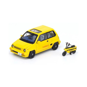 Honda City Turbo II Yellow wMotocompo