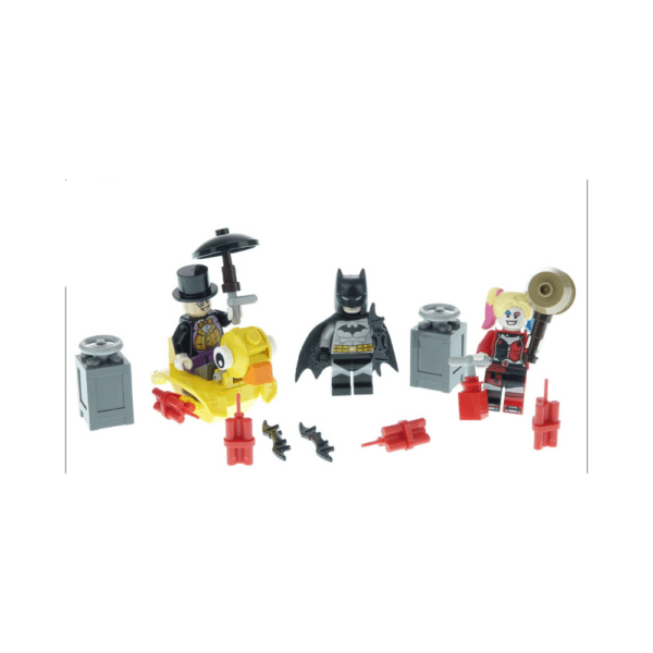 Lego DC Batman vs The Penguin and Harley Quinn