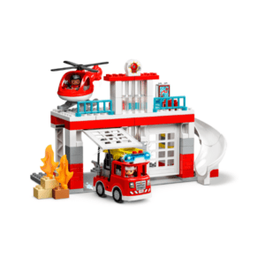 Fire Station and Helicopter