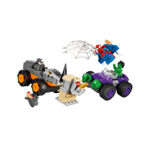 LEGO Marvel Hulk vs Rhino Truck Showdown