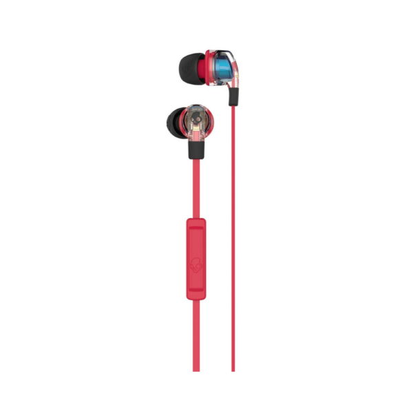Skullcandy Smokin' Buds 2 Earbuds (Transparent Blue and Red)