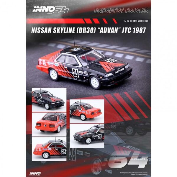 NISSAN Skyline 2000 Turbo RS-X `ADVAN` IN64-R30-AD87