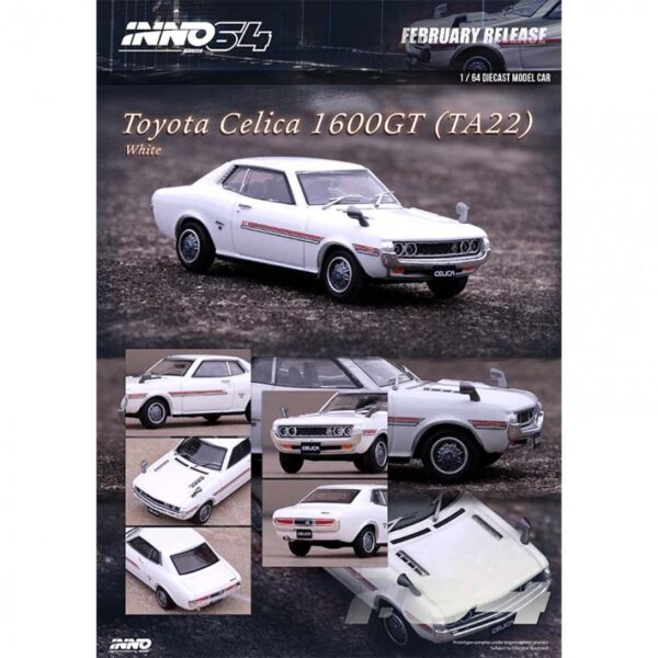 Toyota Celica 1600GT (TA22) White IN64-1600GT-WHI