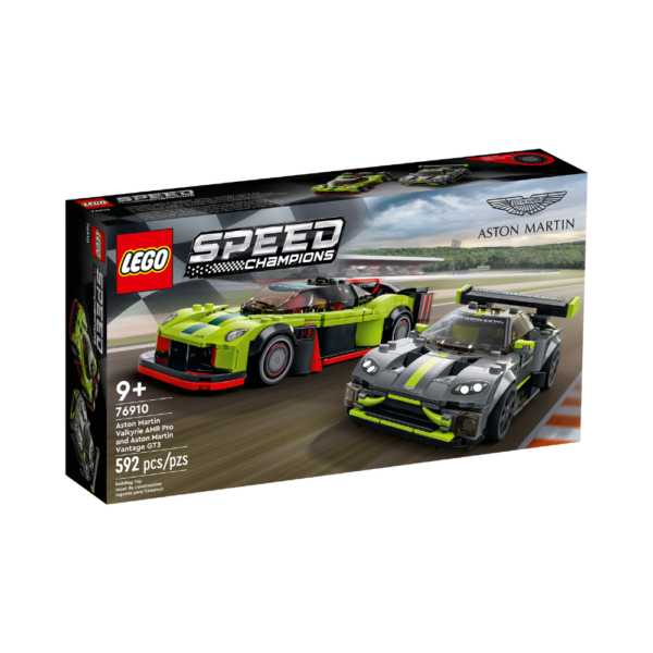 Lego Speed Aston Martin Valkyrie AMR Pro & Aston Martin Vantage GT3 76910