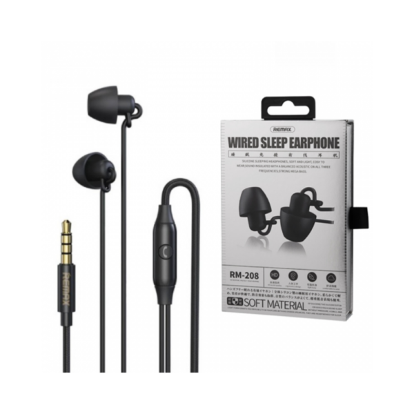 Remax RM-208 Hands Free Wired Sleep Earphone