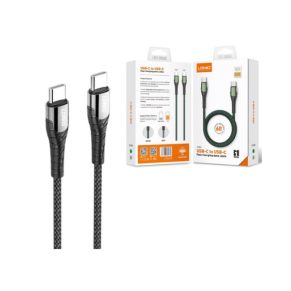 LDNIO LC101 60W Charging Cable Type-C to Type-C