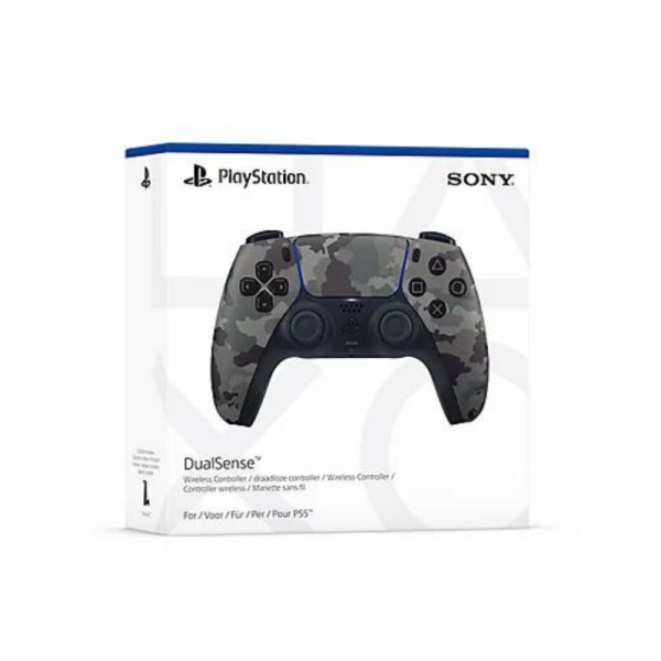 PS5 DualSense Wireless Controller (Grey Camouflage)