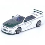 Nissan Skyline GT-R (R34) NISMO R-Tune `Mines` Green Carbon Bonnet IN64-R34RT-MINESGC