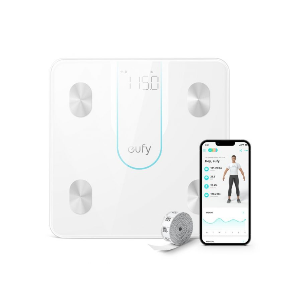 Anker T9146 Eufy Smart Scale C1 with Bluetooth, Body Fat Scale