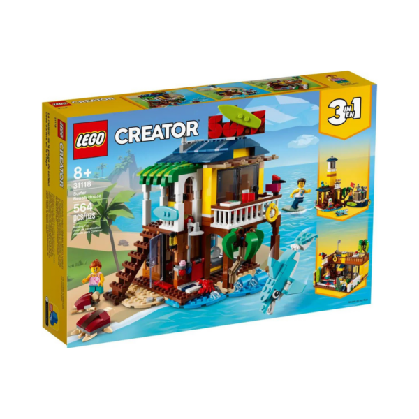Lego Creator 3in1 Surfer Beach House 31117