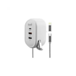 Budi AC312TVW Home Charger with Type-C Cable Lightning and Micro Adapter