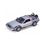 WELLY DELOREAN TIME MACHINE BACK TO THE FUTURE 2 OUTATIME 124 SCALE 22441W-1