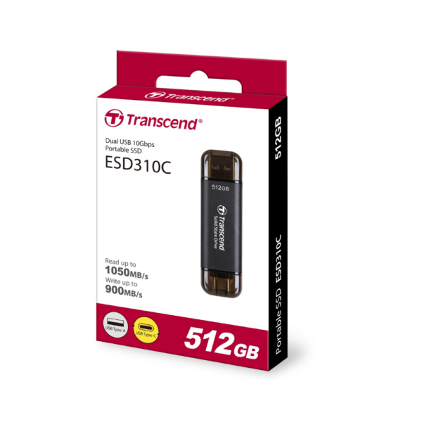 Transcend Portable SSD 512GB ESD310C512