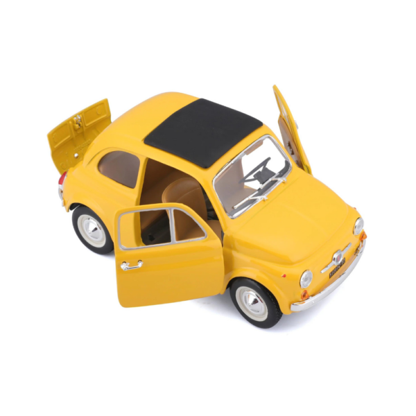 Bburago 1:24 Fiat 500F (Yellow)