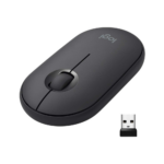 Logitech Pebble Wireless Mouse with BluetoothUSB (Black)-1