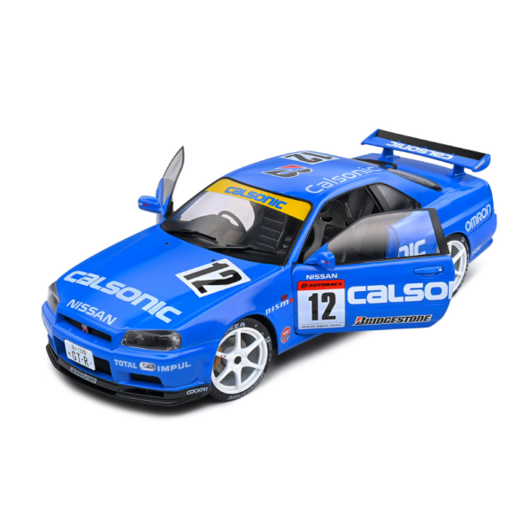 Solido 1/18 Nissan GT-R (R34) Streetfighter CALSONIC Tribute - 2000