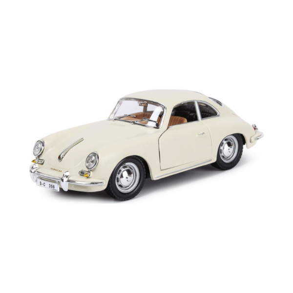 Bburago 1/24 Porsche 356B Coupe (1961) Ivory