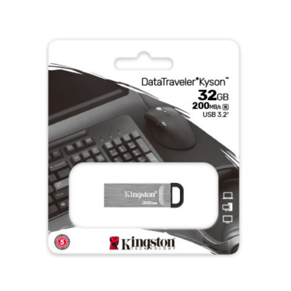 Kingston DataTraveler Kyson 32GB USB 3.2 200MB/s Flash Drive