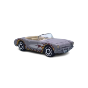 Hot Wheels 1956 Corvette Barbie The Movie (Grey with flames)