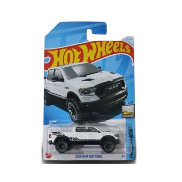 Hot Wheels 2020 Ram 1500 Rebel (White)