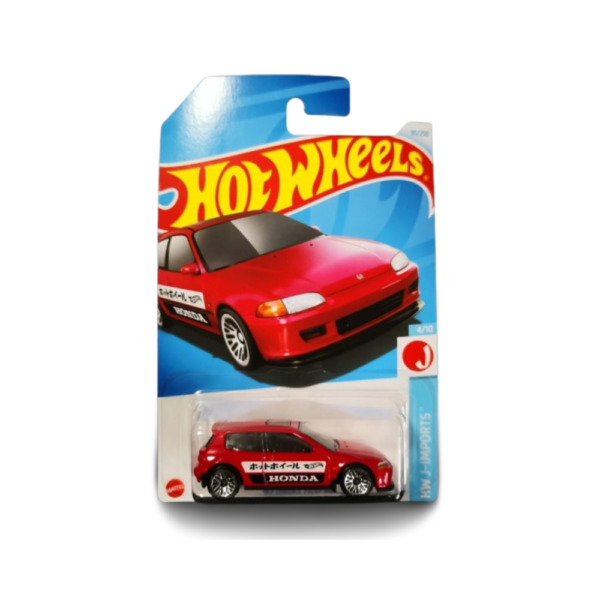 Hot Wheels '92 Honda Civic EG (Red)