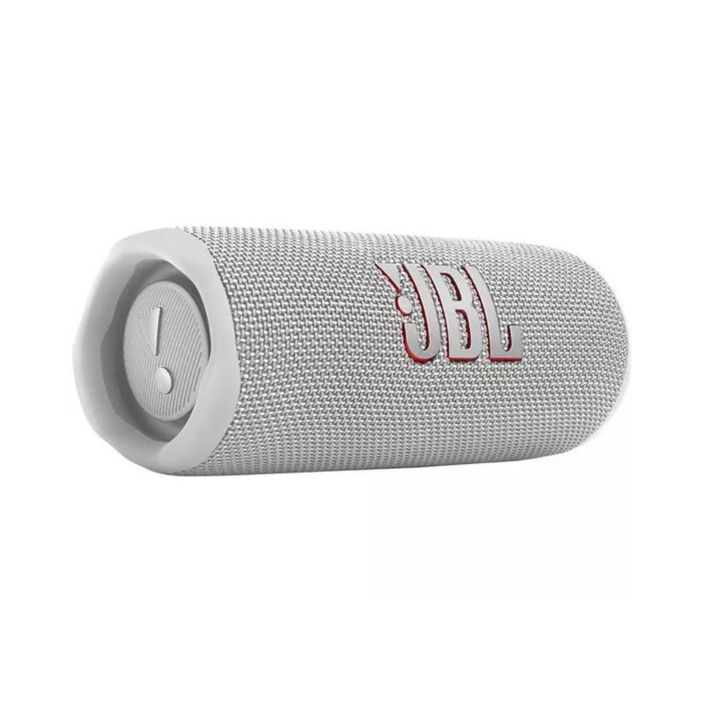 JBL Flip 6 Portable Bluetooth Waterproof Speaker (White) - Nastars