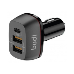 Budi Dual USB Type C and PD Car Charger M8J626