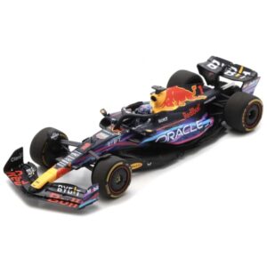 Bburago 1/43 F1 Model Car Oracle Red Bull Racing 2023 RB19 Miami GP livery #1 Max Verstappen 1838082