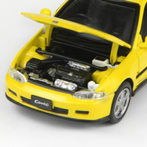 LCD Models 1/64 Honda EG6 (Yellow) LCD64034-YE
