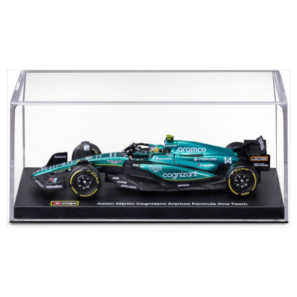 Bburago 1/43 F1 Model Car (Premium Edition) Aston Martin AMR23 #14 Fernando Alonso 18-38091