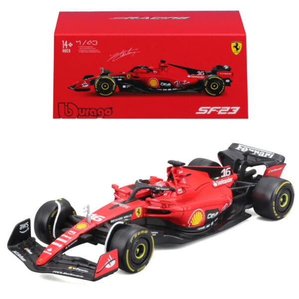 Bburago 1:43 F1 Model Car (Premium Version) Scuderia Ferrari 2023 SF-23 #16 Charles Leclerc 18-36835