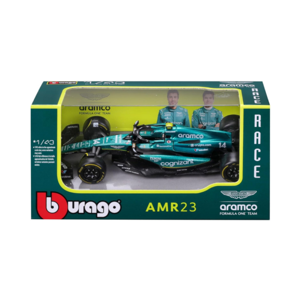 Bburago 1:43 Aston Martin F1 AMR23 #14 18-38090