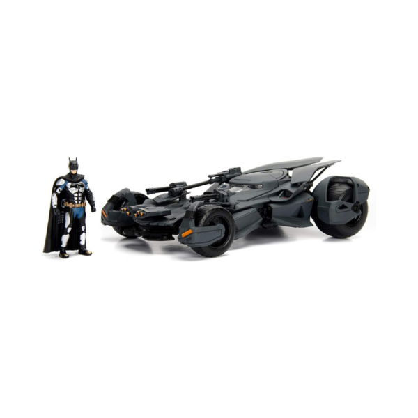 JADA 124 - BATMAN - BATMOBILE JUSTICE LEAGUE MOVIE WITH FIGURE BATMAN 2017