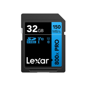 Lexar High Performance 800x PRO 32gb SDHC/SDXC UHS-I Card BLUE Series