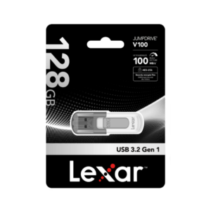 Lexar JumpDrive V100 USB 3.2 Gen 1 Flash Drive (White)