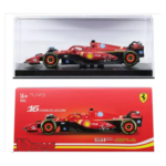 Bburago 1:43 F1 Model Car (Premium Version) Scuderia Ferrari 2024 SF-24 #16 Charles Leclerc 18-36843