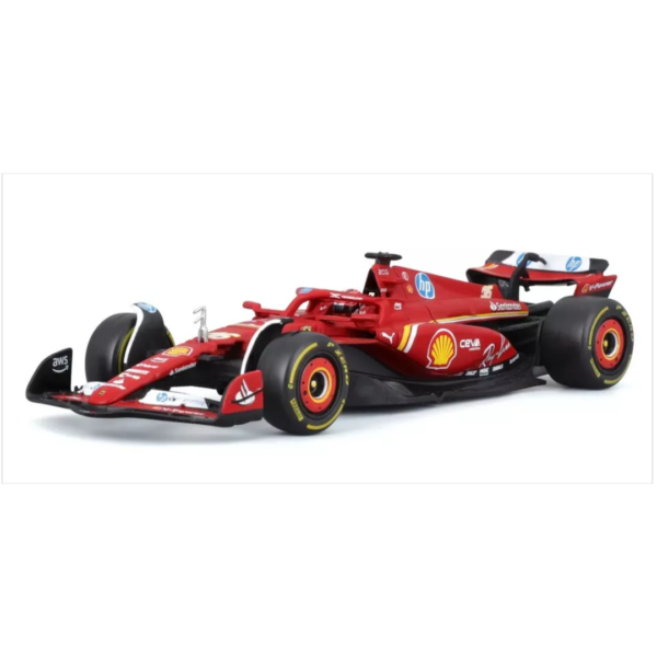 Bburago 1:43 F1 Model Car (Premium Version) Scuderia Ferrari 2024 SF-24 #16 Charles Leclerc 18-36843