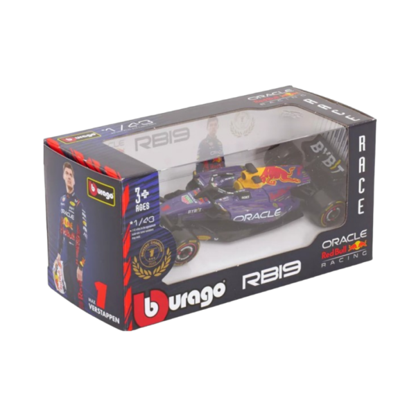 Bburago 1/43 F1 Model Car Oracle Red Bull Racing 2023 RB19 Las Vegas GP livery #1 Max Verstappen 18-38082VL