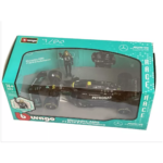 Bburago 1/24 F1 Model Car with Figure Mercedes-AMG Petronas 2023 W14 E-Performance #44 Lewis Hamilton 18-28037