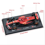 Bburago 1:43 F1 Model Car (Premium Version) Scuderia Ferrari 2024 SF-24 #16 Charles Leclerc 18-36843