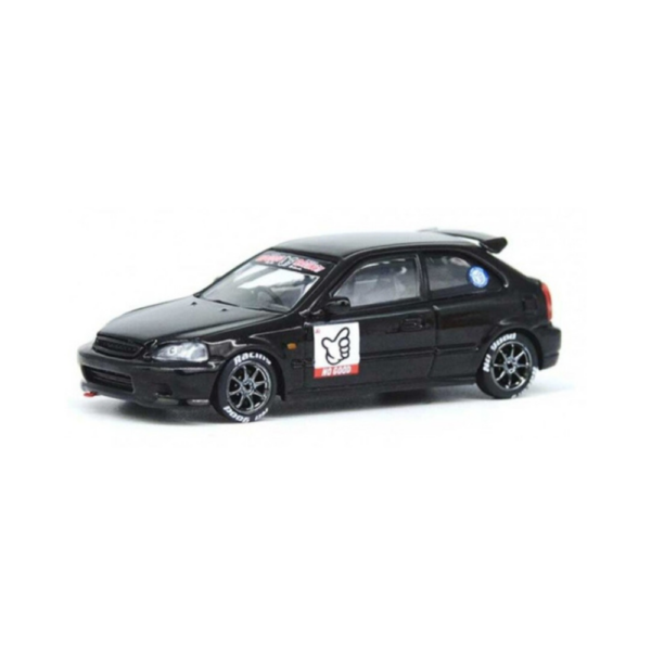 Inno64 Honda Civic Type-R (EK9) "No Good Racing" Black IN64-EK9-JDM10