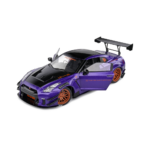 Solido 1:18 Nissan GT-R (R35) W/ Liberty Walk Body Kit 2.0 – PURPLEZILLA – 2022 S1805812