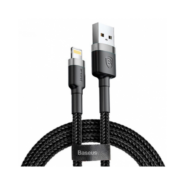 Baseus Cafule 2 Meter Nylon Braided Cable USB To Lightning QC3.0 1.5A CALKLF-CG1