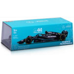 Bburago 1/24 F1 Model Car with Figure Mercedes-AMG Petronas 2023 W14 E-Performance #44 Lewis Hamilton 18-28028