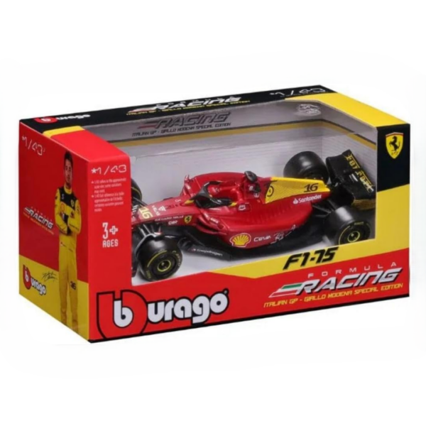 Bburago 1:24 F1 Model Car Scuderia Ferrari SF-23 Monza GP Livery 2023 #16 Charles Leclerc 18-36836