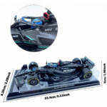 Bburago 1/24 F1 Model Car with Figure Mercedes-AMG Petronas 2023 W14 E-Performance #44 Lewis Hamilton 18-28028