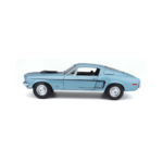 Maisto 118 Ford Mustang GT Cobra Jet 1968 (Metallic Skyblue) 31167-3