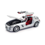 Maisto 118 Mercedes Benz SLS AMG (Silver Metallic) 31389-1