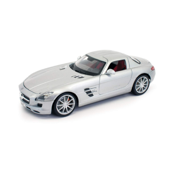 Maisto 1/18 Mercedes Benz SLS AMG (Silver Metallic) 31389